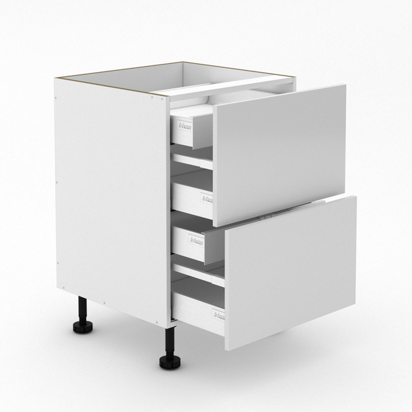 2 Drawers + 2 Inner Drawers - Poly