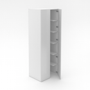 2 Door Pantry - Walk In - U-Shaped Shelving - Shadowline