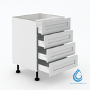 4 Equal Drawers - Shaker - Waterproof Outdoor Kitchens