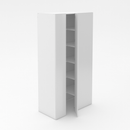 2 Door Blind Corner Pantry - Walk in - Shadowline