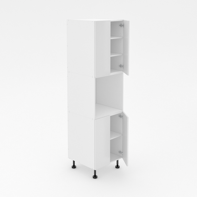 Pantry Tower - 2 Drawer + Oven + MW + 2 Doors - Poly