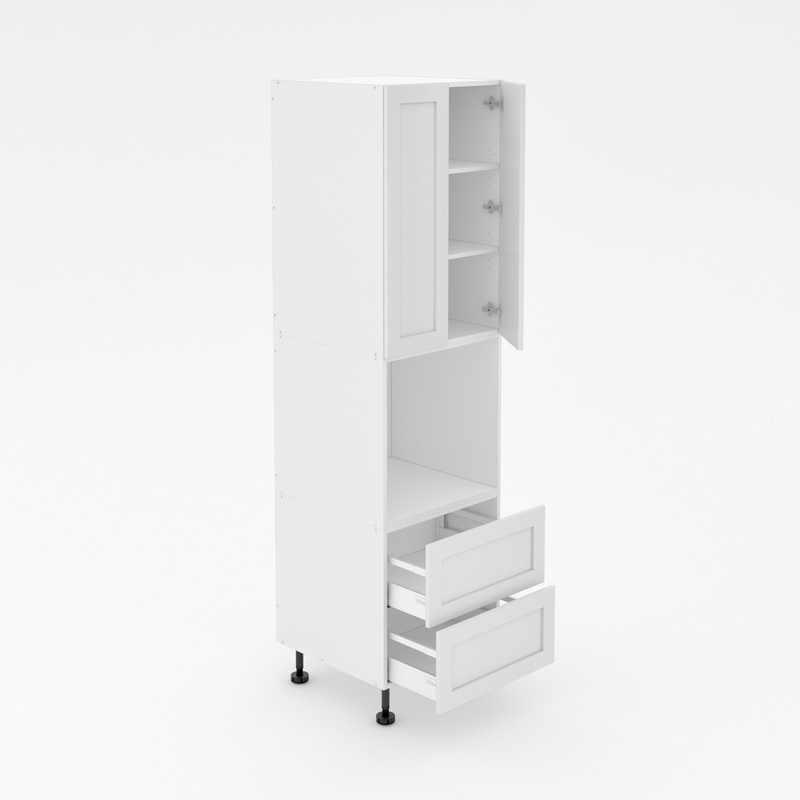 Pantry Tower - 3 Drawers + Oven + 2 Doors - Shaker