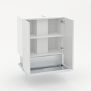 2 Door Slideout Raneghood with Duct Channel  - Poly