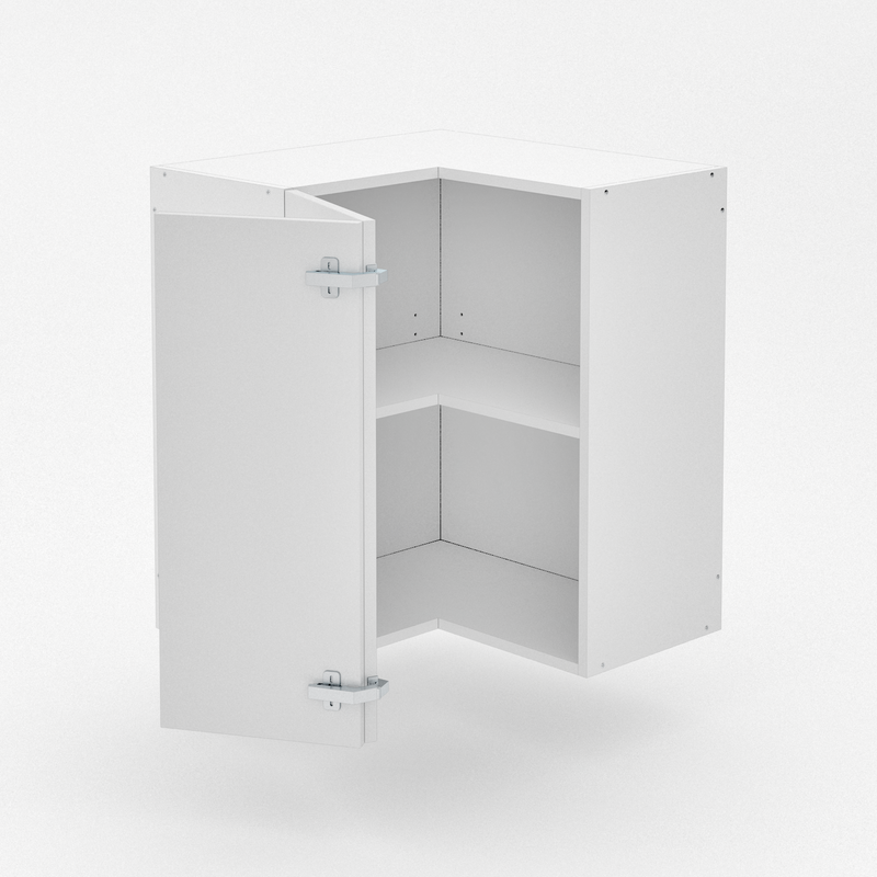 Top Bi Fold Top Corner Cabinet - Poly